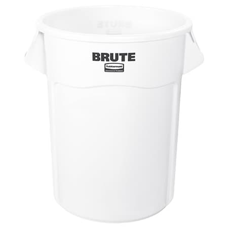 Rubbermaid Rubbermaid Brute Trash Can - 55 Gallon, White BUY00032172